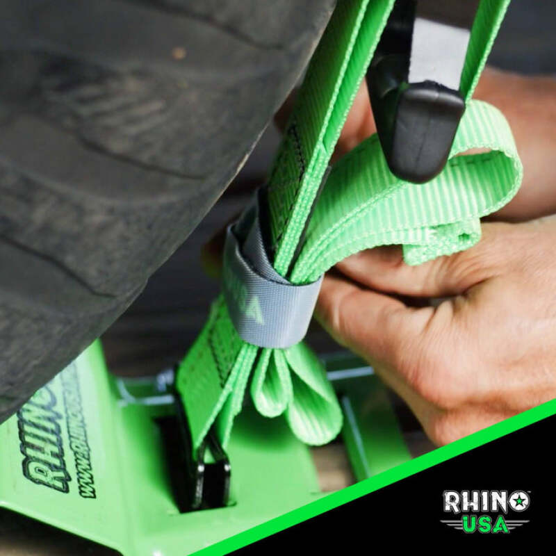 Rhino USA Utv Wheel Chock Tie-Down Kit (4-Wheel Kit) (Green) RNO-CHOCKSET-2PK RNO-CHOCKSET-2PK User 4