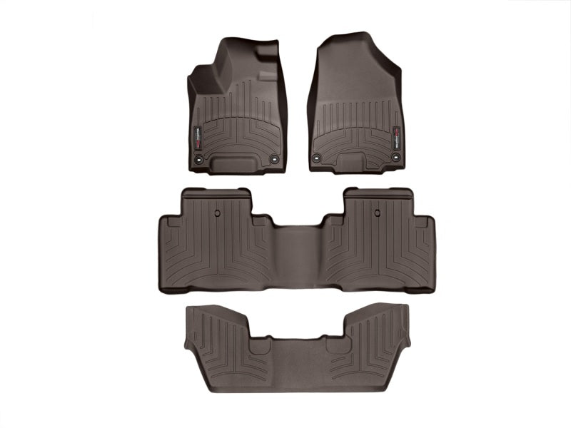 WeatherTech WT FloorLiner - Front - Cocoa Floor Mats Floor Mats - Rubber main image