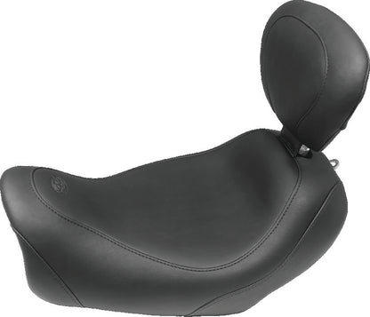 Mustang Motorcycle Mustang 08-21 Harley Electra Glide, Rd Glide, Rd King, Glide Lowdown 1PC Seat w/DBR Studs - Black 79704 79704 Photo - Primary