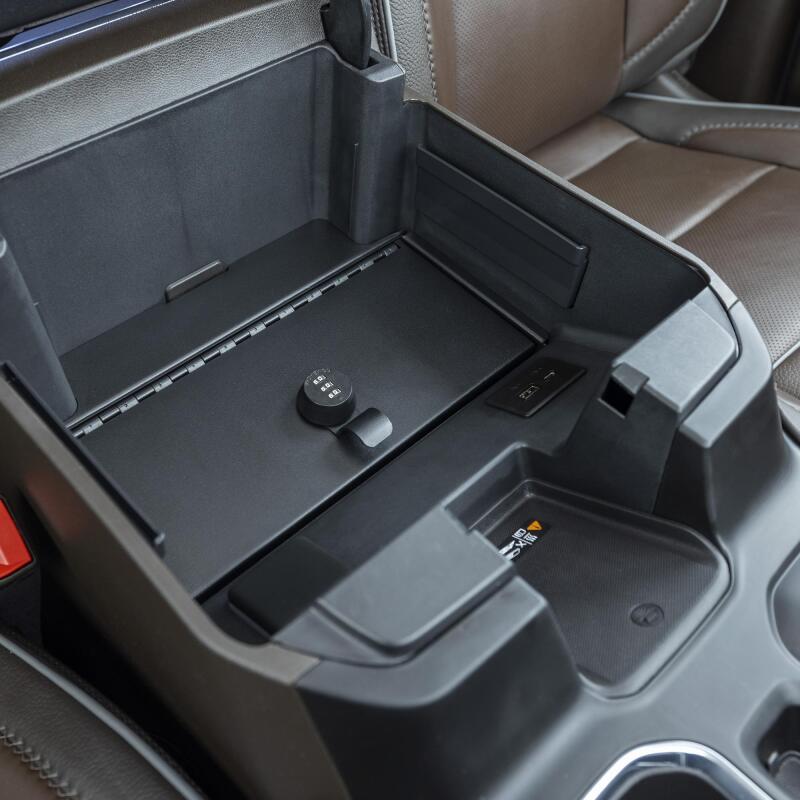 Tuffy Products Tuffy Console Safe W/ Combo Lock For Chevrolet Silverado W/ Wireless Charging Pad Console 393-01-A 393-01-A Photo - Close Up