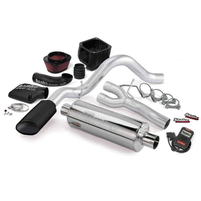 Banks Power 09 Chevy 4.8L CCSB-FFV Stinger System - SS Single Exhaust w/ Black Tip 48038-B 48038-B Photo - Primary