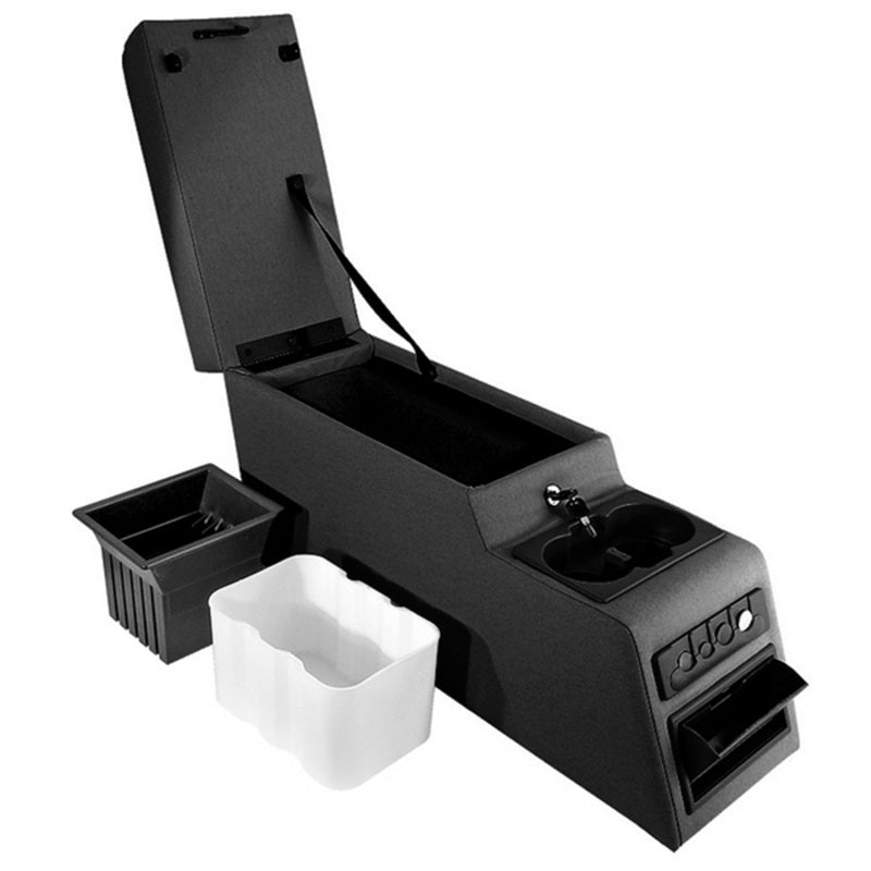 Rugged Ridge Center Console, Ultimate, Locking, Black; 76-95 Jeep CJ/Wrangler YJ 13102.01 Photo - Primary