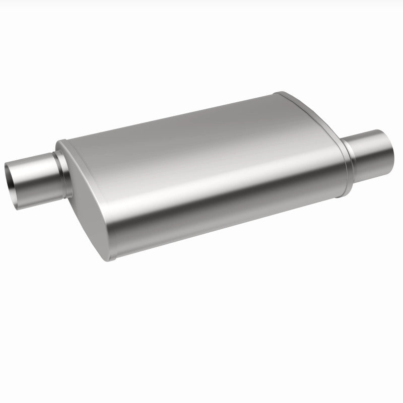 MagnaFlow 4" X 9" Oval Offset/Offset XL Multi-Chamber Performance Muffler 13236 360 Degree Image Set