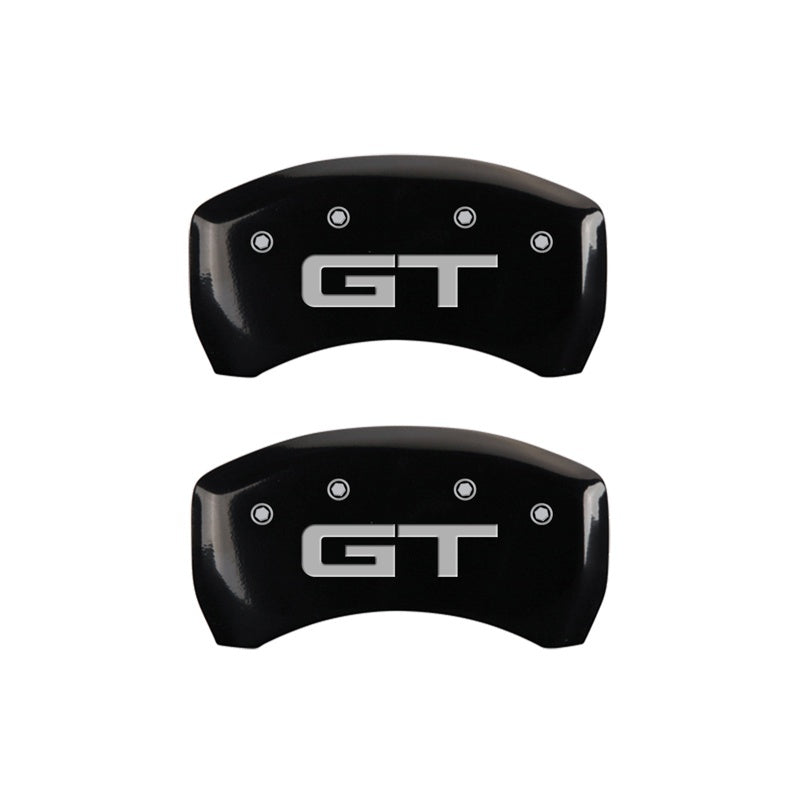 MGP Rear set 2 Caliper Covers Engraved Rear 2015/GT Black finish silver ch 10203R2MGBK 10203R2MGBK Photo - Primary