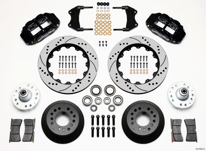 Wilwood Narrow Superlite 6R Front Hub Kit 14.00in Drilled WWE ProSpindle 140-9920-D 140-9920-D Photo - Primary