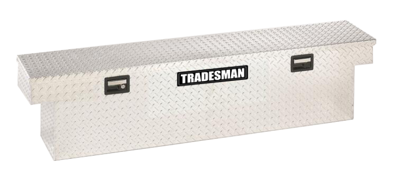 Tradesman Aluminum Single Lid Cross Bed Truck Tool Box (63in.) - Brite 9300T