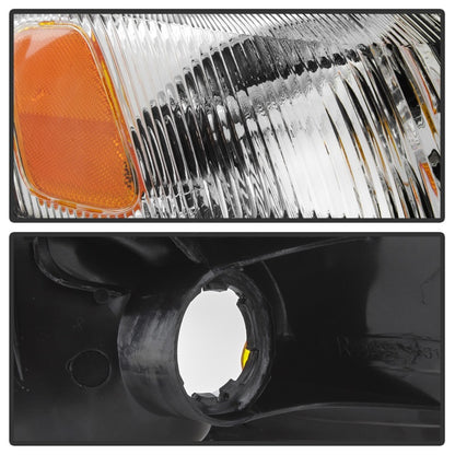 SPYDER xTune 97-99 Toyota Camry 4pc OEM Style Headlights w/Corner Lights - Chrome (HD-JH-TCAM97-SET-C) 9042843 9042843 Photo - Unmounted