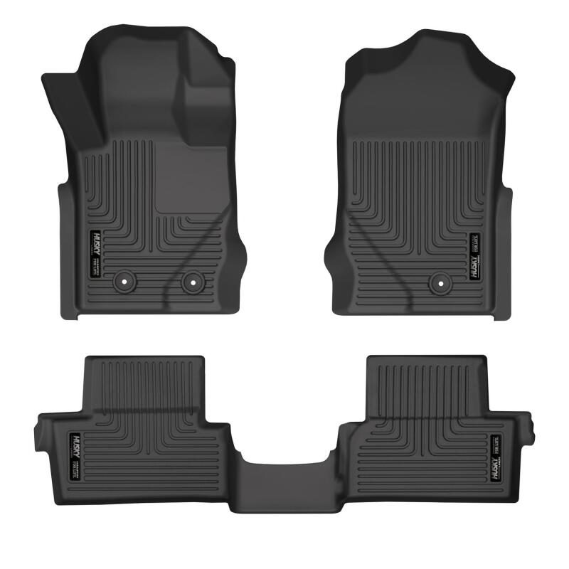 Husky Liners 2021 Ford Bronco 2 Door Weatherbeater Front & 2nd Seat Floor Liners - Black 95311 95311 Photo - Primary