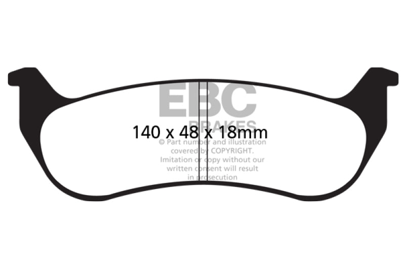 EBC Disc Brake Pad Set UD998 Photo - Primary