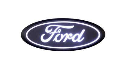 Putco 17-20 Ford SuperDuty Front Luminix Ford LED Emblem - w/o Camera CutOut 92701 92701 Photo - Unmounted