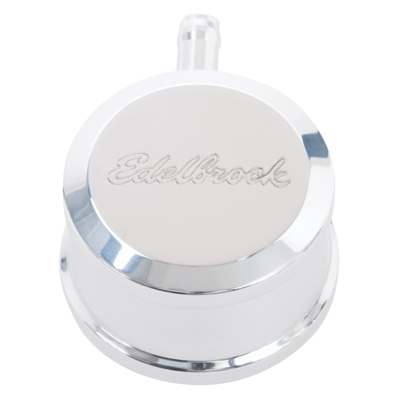 Edelbrock Pcv For Valve Cover, Aluminum, Round Push In With 90-degree Port 4407 Photo - Primary
