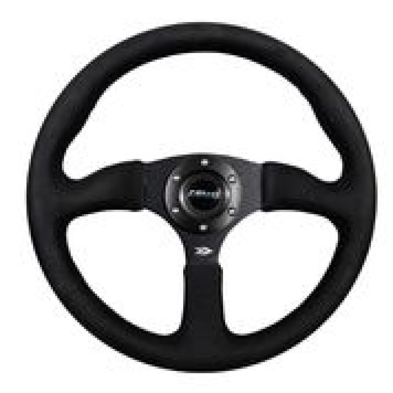 NRG Reinforced Steering Wheel - 350mm Sport Leather Racing ( 2.5" Deep) RST-023MB-SA User 1