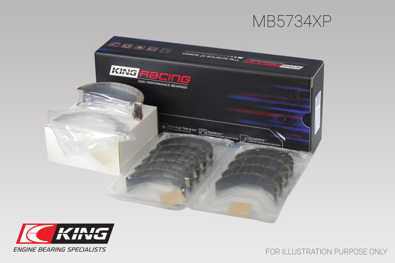King Engine Bearings King Ford Mustang 302 Coyote (Size .25) Performance Main Bearing Set MB5734XP0.25 MB5734XP0.25 User 1