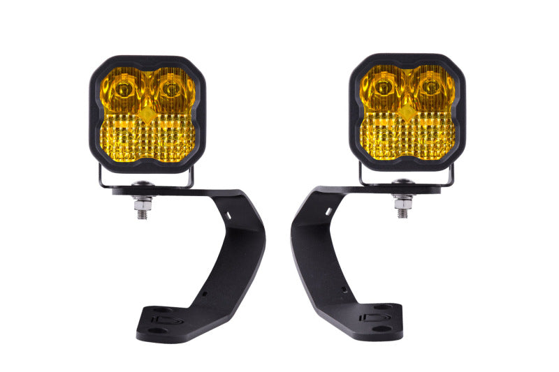 Diode Dynamics 10-21 Toyota 4Runner SS3 LED Ditch Light Kit - Yellow Pro Combo DD6749 DD6749 Photo - Primary