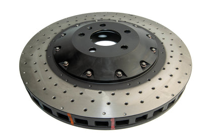 DBA 07-11 Audi S6 Front 5000 Series Cross Drilled Rotor w/Black Hat 52778BLKXD 52778BLKXD Photo - Primary