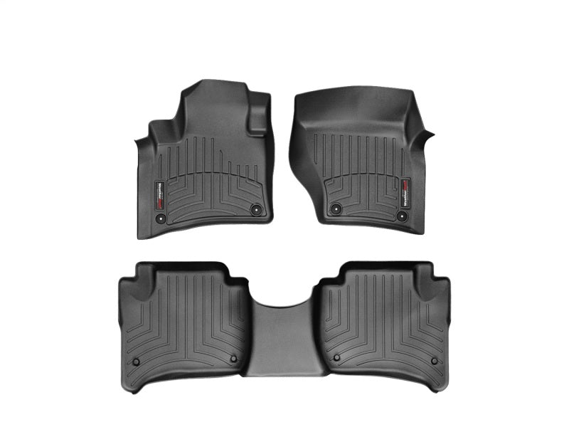 WeatherTech WT FloorLiner - Front - Blk Floor Mats Floor Mats - Rubber main image