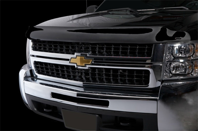Stampede Vigilante Premium Hood Protector,Smoke,For 07-10 Chevrolet Silverado 2044-2 Photo - Mounted