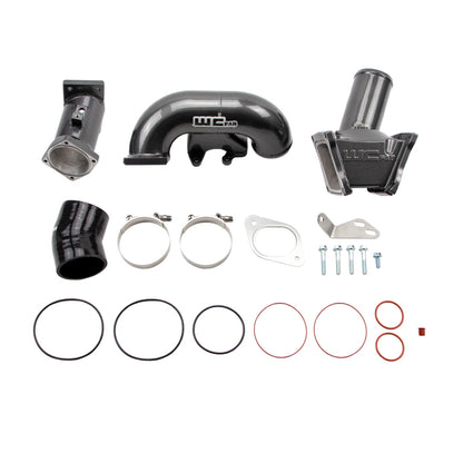Wehrli 2007.5-2010 LMM Duramax High Flow 3in Y-Bridge Kit- Gloss Black WCF100164-GB WCF100164-GB Photo - Primary