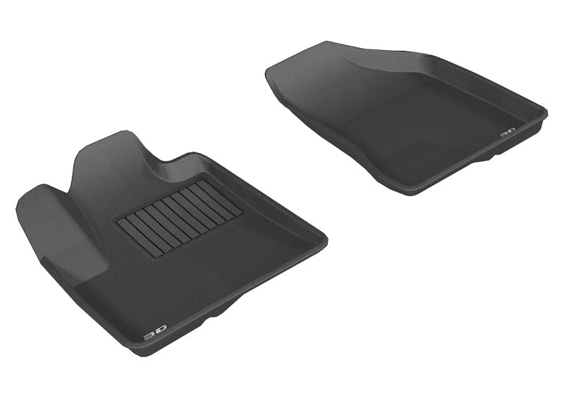 3D MAXpider 2007-2009 Hyundai Santa Fe Kagu 1st Row Floormat - Black L1HY00511509 L1HY00511509 Photo - Primary