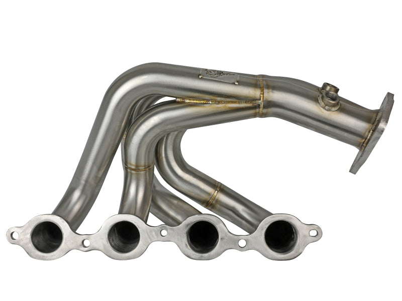 aFe Twisted 304SS Header 2020 Chevy Corvette (C8) 6.2L V8 - Brushed 48-34148-H 48-34148-H Photo - Unmounted