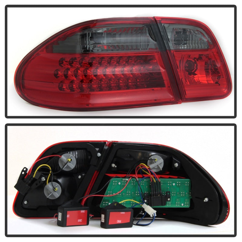 SPYDER Xtune Mercedes Benz W210 E-Class 96-02 LED Tail Lights Red Smoke ALT-CL-MBW210-LED-RSM 5020659 5020659 Photo - Unmounted