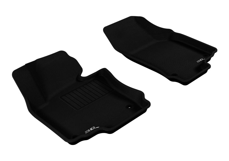 3D MAXpider 2005-2010 Volkswagen Jetta/Golf Kagu 1st Row Floormat - Black L1VW00811509 L1VW00811509 Photo - Primary