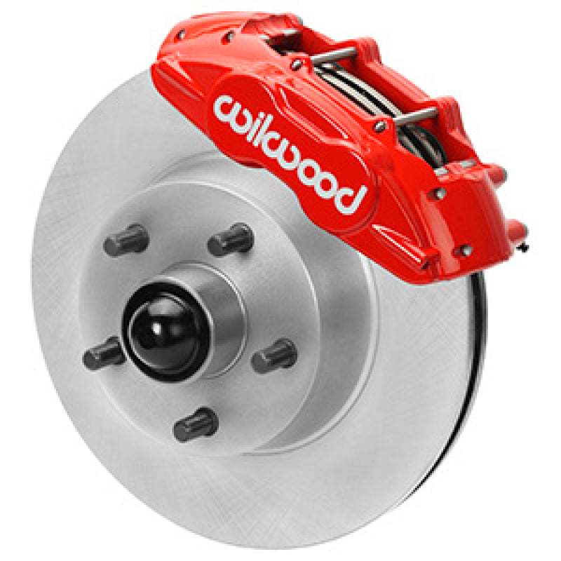 Wilwood 65-67 Ford Mustang D11 11.29 in. Vtd. Brake Kit w/ Flex Lines (Red) 140-16801-R 140-16801-R User 1