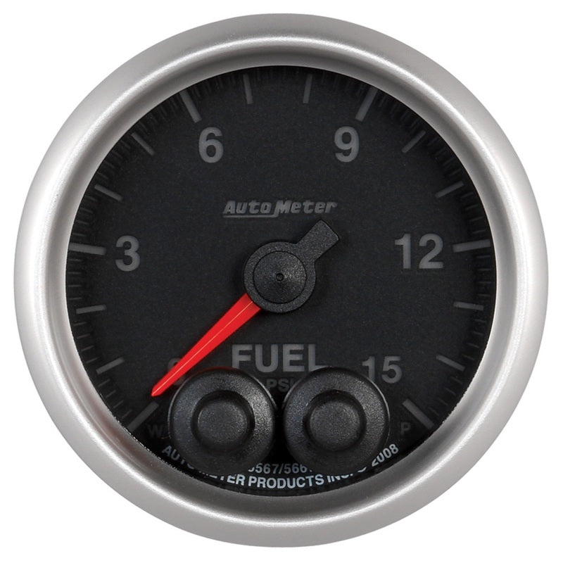 Autometer 2-1/16" Fuel Pressure, 0-15 Psi, Steper Motor, Elite 5667 Photo - Primary