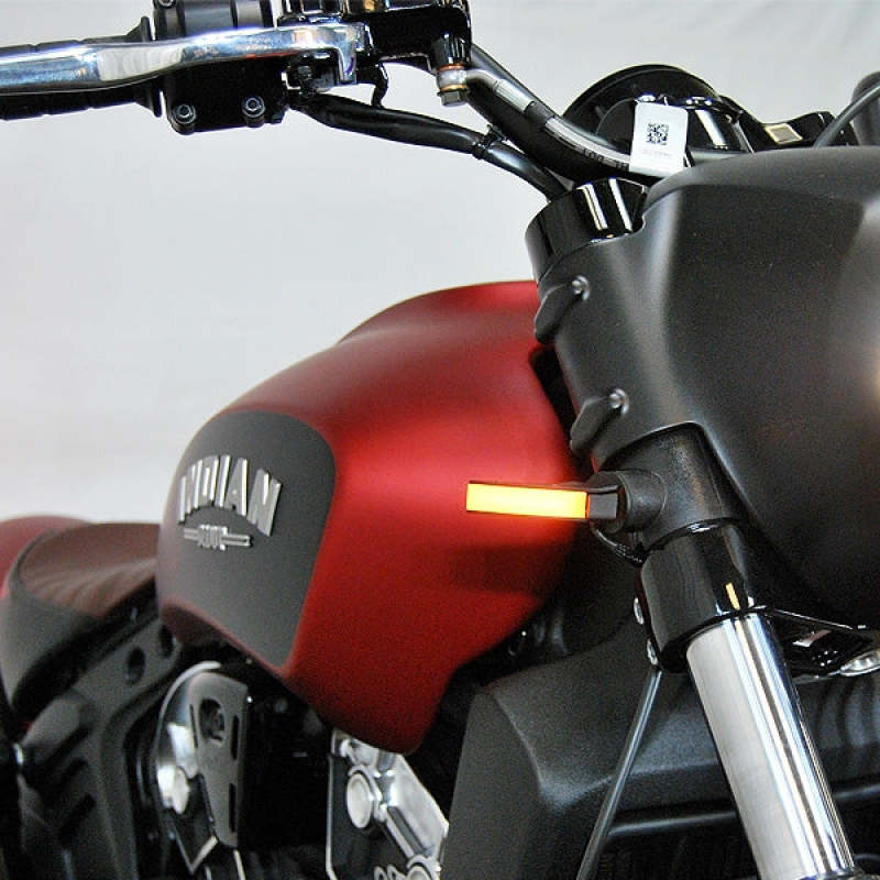 New Rage Cycles 18-24 Indian Scout Bobber Front Turn Signals SCOUT-FB SCOUT-FB Photo - Primary