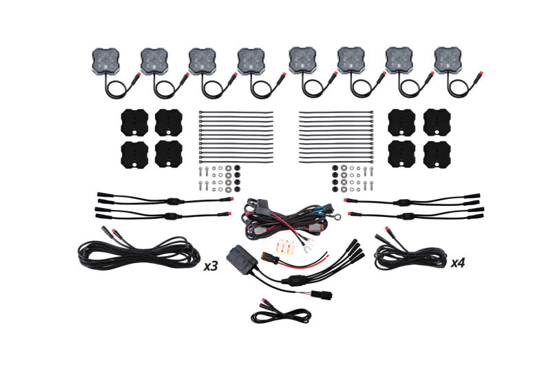 Diode Dynamics Stage Series RGBW LED Rock Light Kit (8-pack) DD7745C DD7745C Photo - Primary