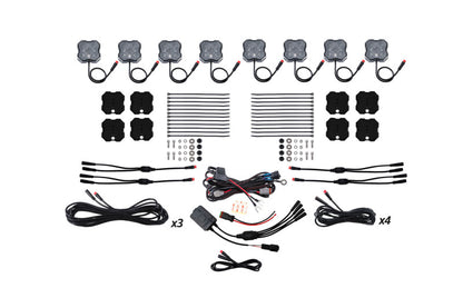 Diode Dynamics Stage Series RGBW LED Rock Light Kit (8-pack) DD7745C DD7745C Photo - Primary