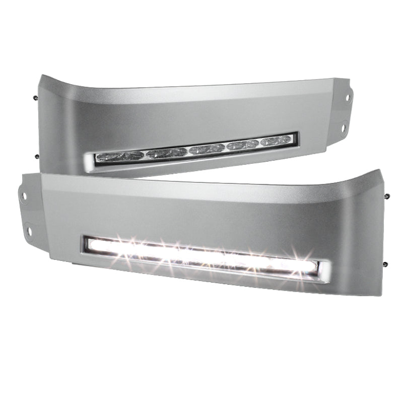 Spyder Toyota Tundra 07-13 Daytime LED Running Lights wo/switch Silver FL-DRL-TTU07-SIL 5077738 5077738 Photo - Primary