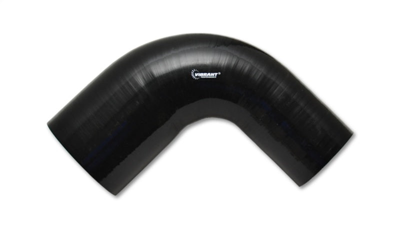 Vibrant 90 Degree Reducer Elbow, 2.5" I.D. x 3" I.D. x 3.5" Leg Length - Black 2782 Photo - Primary