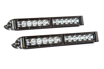 Diode Dynamics 12 In LED Light Bar Single Row Straight Clear Driving (Pair) Stage Series DD5015P DD5015P User 1
