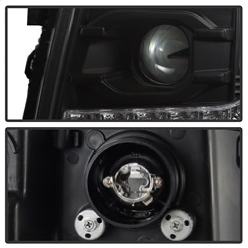 Spyder Chevy Silverado 1500 07-13 V2 Projector Headlights - LED DRL - Black PRO-YD-CS07V2-DRL-BK 5083524 5083524 Photo - Unmounted