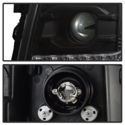 Spyder Chevy Silverado 1500 07-13 V2 Projector Headlights - LED DRL - Black PRO-YD-CS07V2-DRL-BK 5083524 5083524 Photo - Unmounted