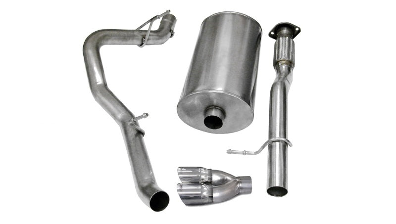 Corsa Performance 07-08 Chevrolet Suburban 1500 5.3L V8 Polished Sport Cat-Back Exhaust 14246 Photo - Primary