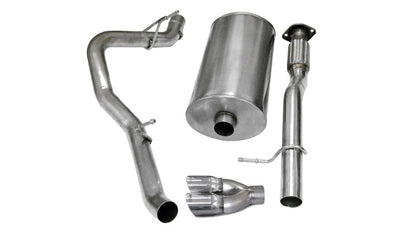 Corsa Performance 07-08 Chevrolet Suburban 1500 5.3L V8 Polished Sport Cat-Back Exhaust 14246 Photo - Primary