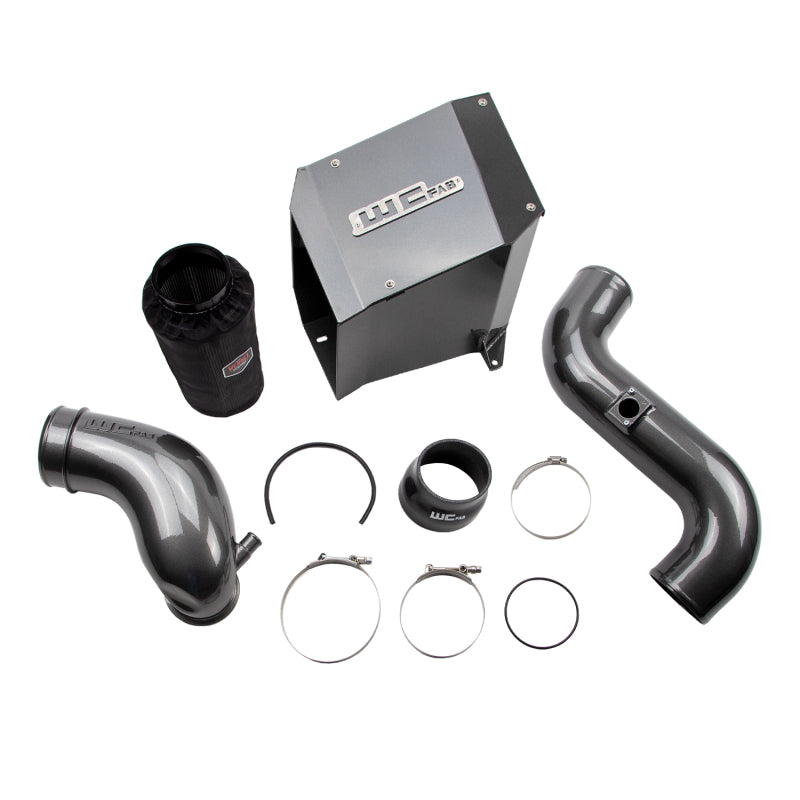 Wehrli 04.5-05 GM LLY 6.6L Duramax 4in Intake Kit with Air Box Stage 2 - Fluorescent Orange WCF100301-FO