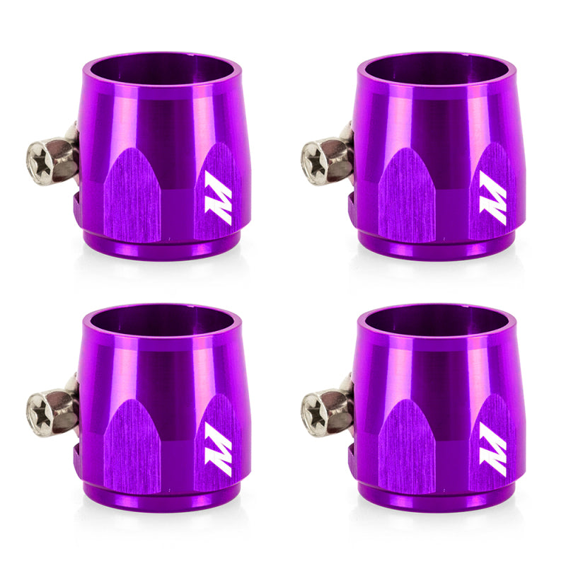 Mishimoto Aluminum -6AN Hex Finishers - Purple MMHXF-06-4-PR MMHXF-06-4-PR Photo - Primary