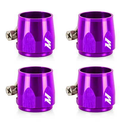 Mishimoto Aluminum -6AN Hex Finishers - Purple MMHXF-06-4-PR MMHXF-06-4-PR Photo - Primary