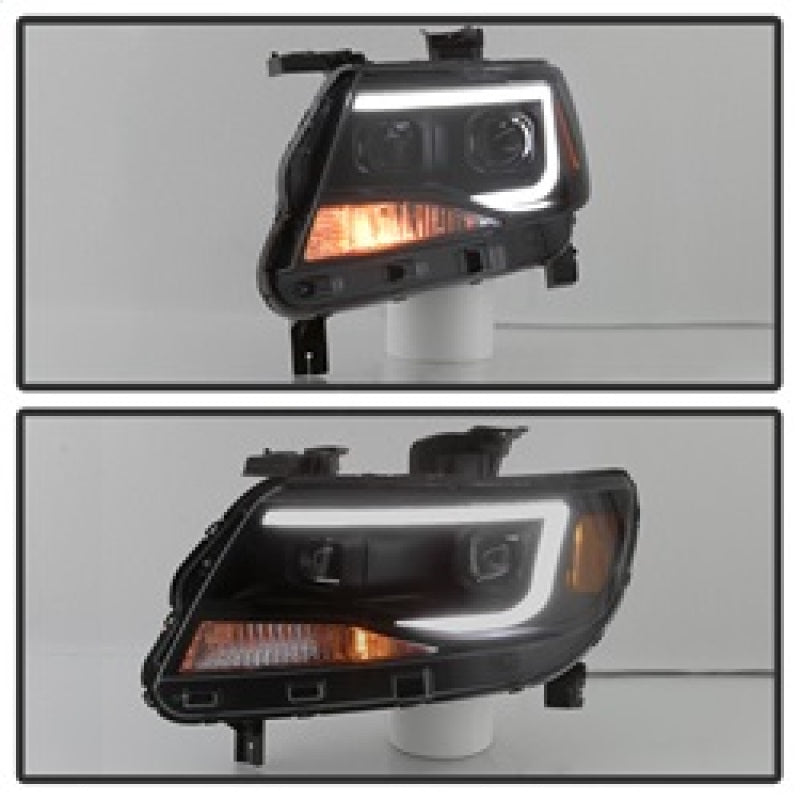 SPYDER xTune Chevy Colorado 15-17 HalogenOnly Projector Headlights - Black Smoked PRO-JH-CCO04-LBDRL-BSM 9039300 9039300 Photo - Unmounted