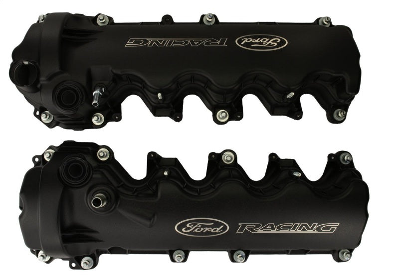 Ford Racing Black Ford Racing Coated 3-Valve Cam Covers M-6582-FR3VBLK M-6582-FR3VBLK Photo - Unmounted