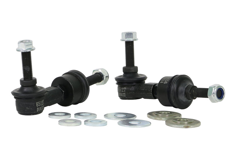 Whiteline Sway Bar Link Kit Heavy Duty Adj Steel Ball Nissan 240SX 1989-1998 KLC109 Photo - out of package