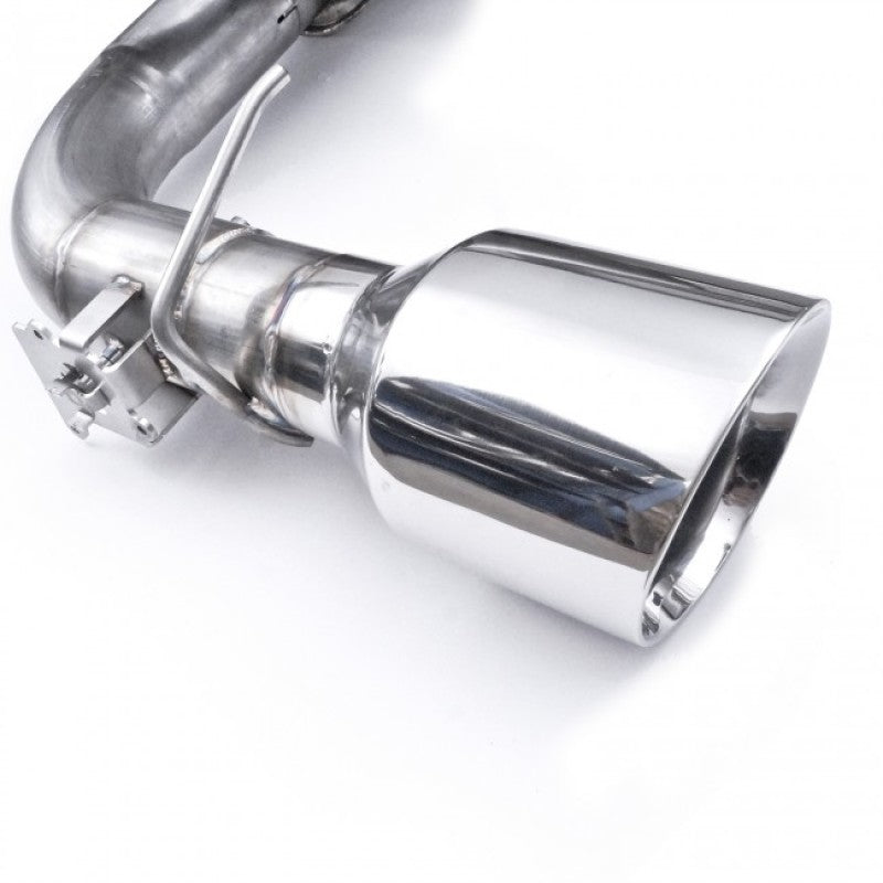 Stainless Works 2016-18 Ford Focus RS 3in Catback Vintage Round Muffler 5in Tips FCRS16CB FCRS16CB User 4