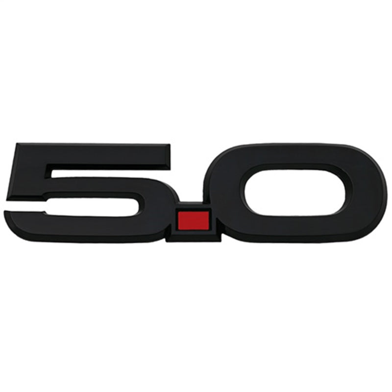 Ford Performance Parts 15-17 Ford Mustang 5.0L Fender Emblem Black M-1447-M50AB Photo - Primary