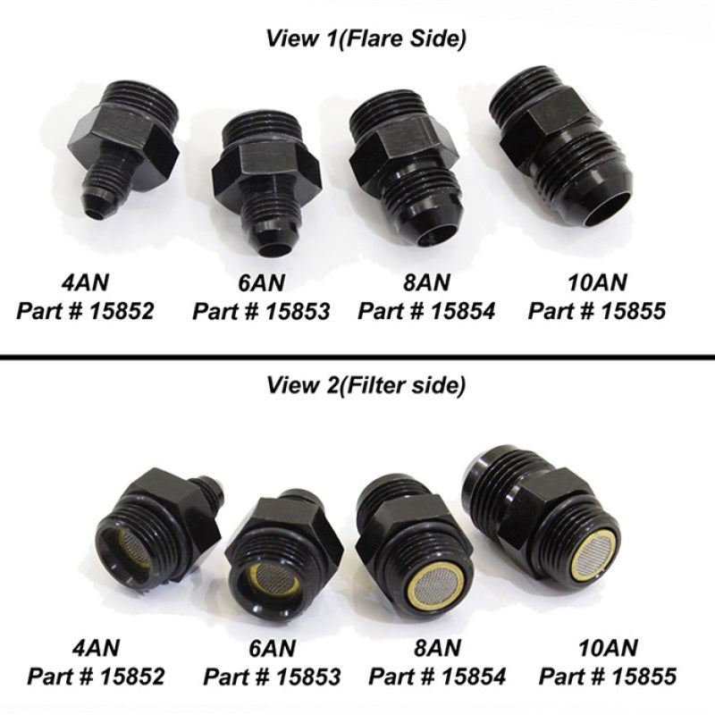 Nitrous Express 4AN to 8AN Orb Filter Fitting for Lightning 375 15852 15852 Photo - Primary