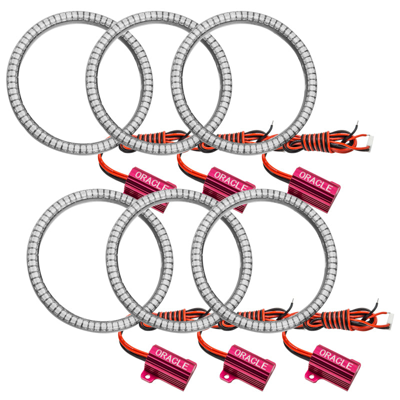 ORACLE Lighting Oracle Ultima GTR LED Waterproof Tail Light Halo Kit - 6 Rings - Red 1291-003 1291-003 Photo - Primary