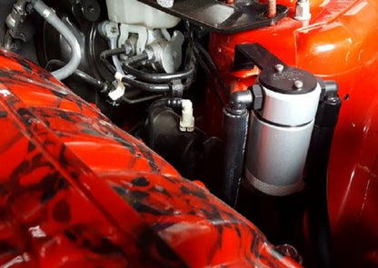 J&L 2015-2023 Ford Mustang EcoBoost Driver Side Oil Separator 3.0 - Clear Anodized 3029D-C 3029D-C Photo - Primary
