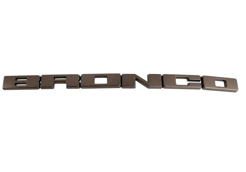 Ford Racing 2021+ Bronco Grille Lettering Overlay Kit - Bronze M-1447-BLBR M-1447-BLBR Photo - Unmounted
